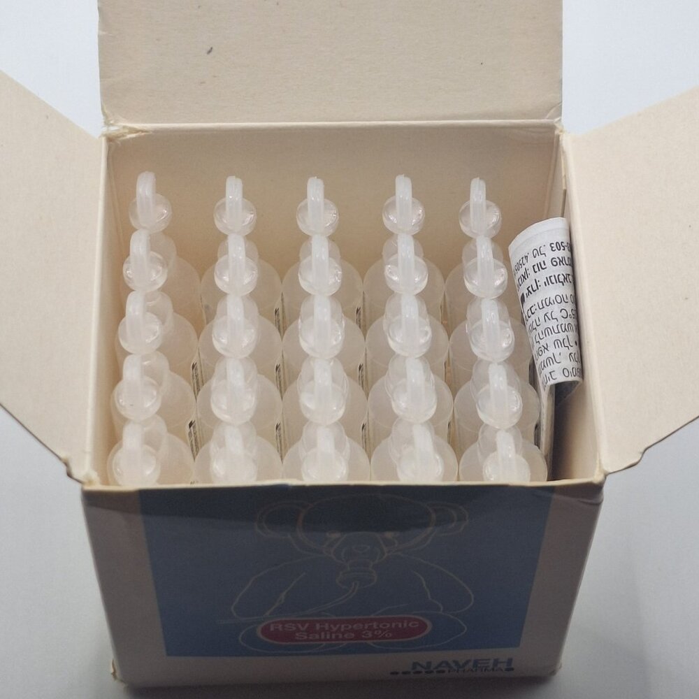 NAVEH PHARMA 3% Hypertonic Saline Solution – 25 Vials